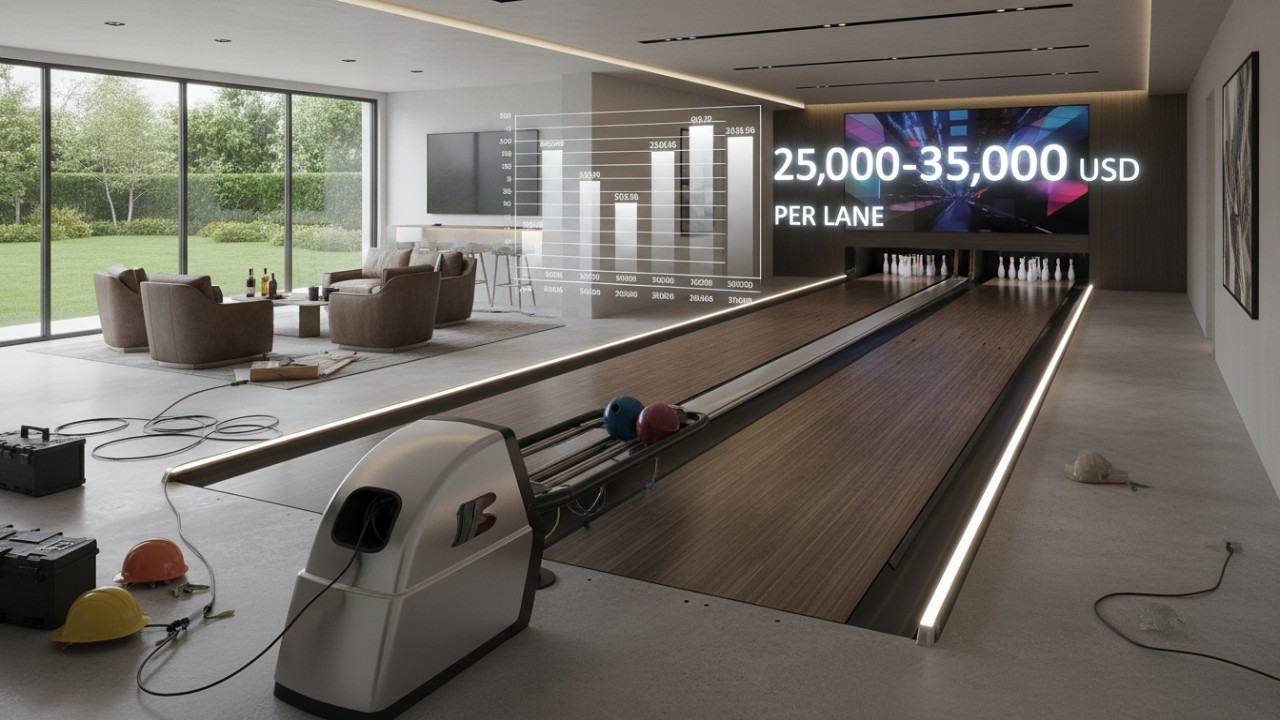home bowling lane price per lane