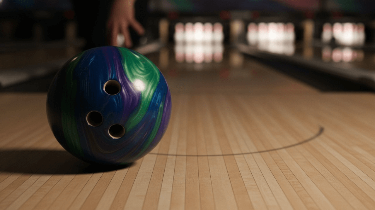 left handed bowling ball drilling
