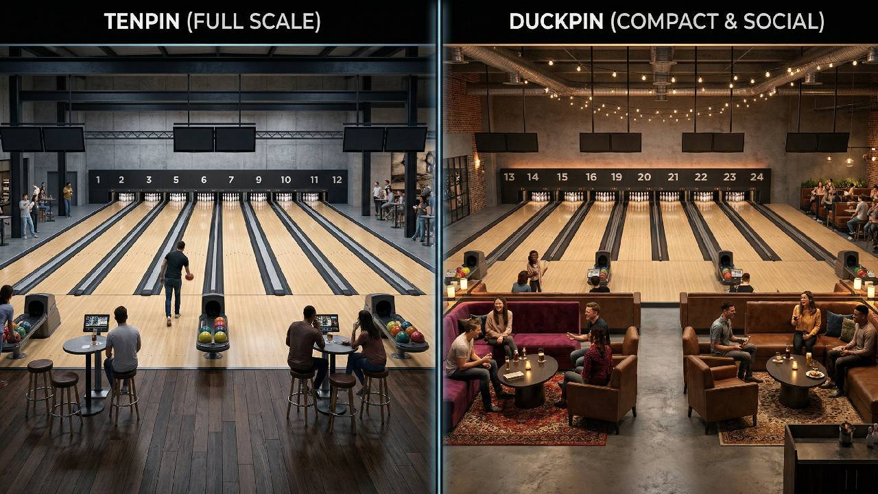 Standard Tenpin  vs. Duckpin_Mini