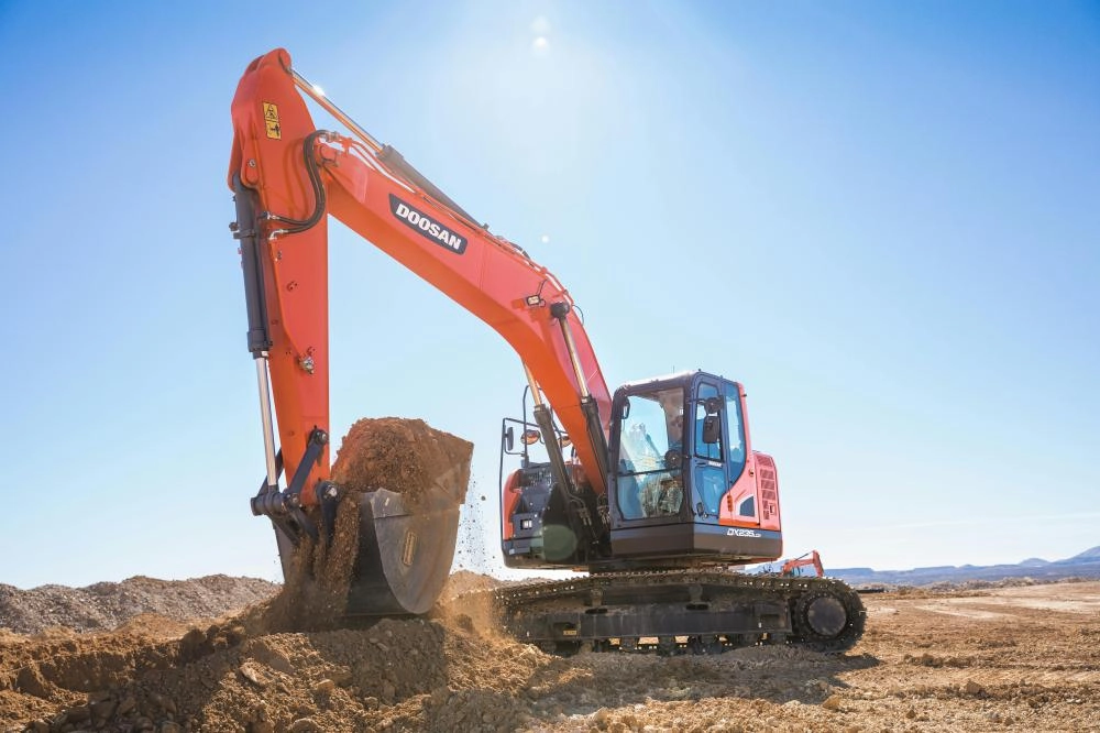 powerful excavator