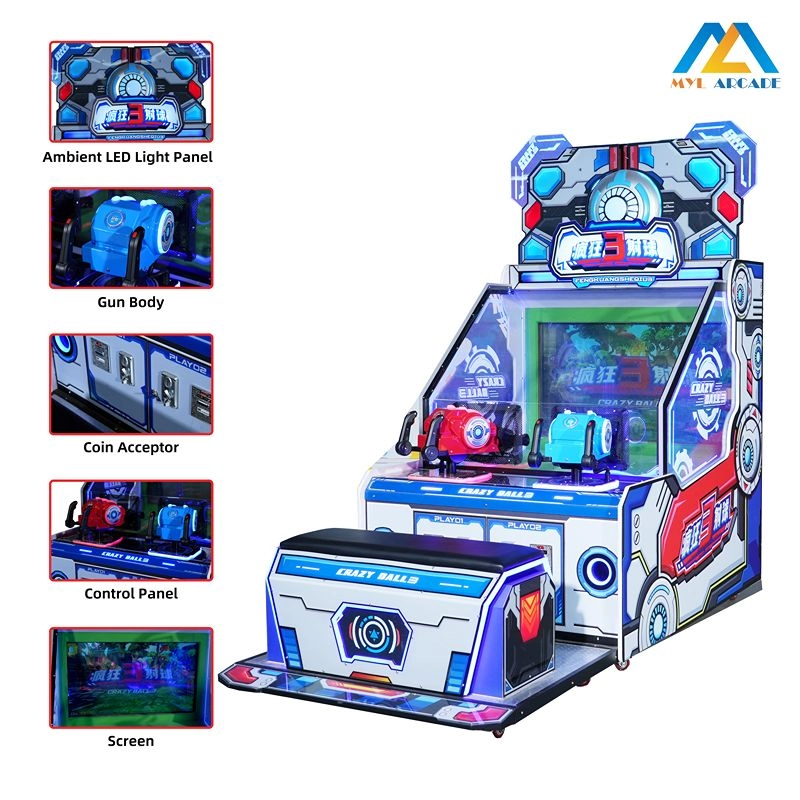 projectile shooter arcade cabinet-1 - MYL ARCADE