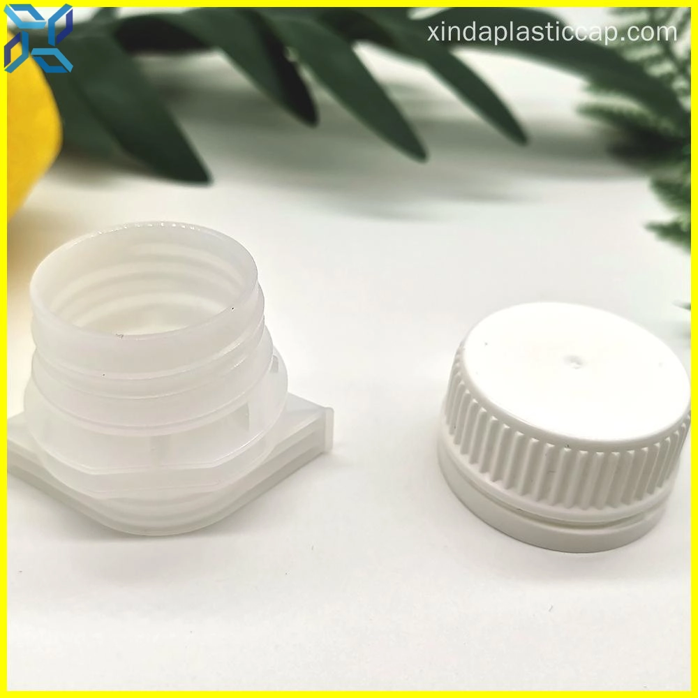 tapón de plástico con boquilla para bolsita Tapa de boquilla de plástico para bolsita