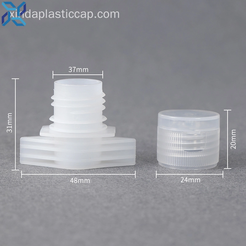 white-plastic-cap-with-flip-top-pour-spout white plastic cap with flip top pour spout
