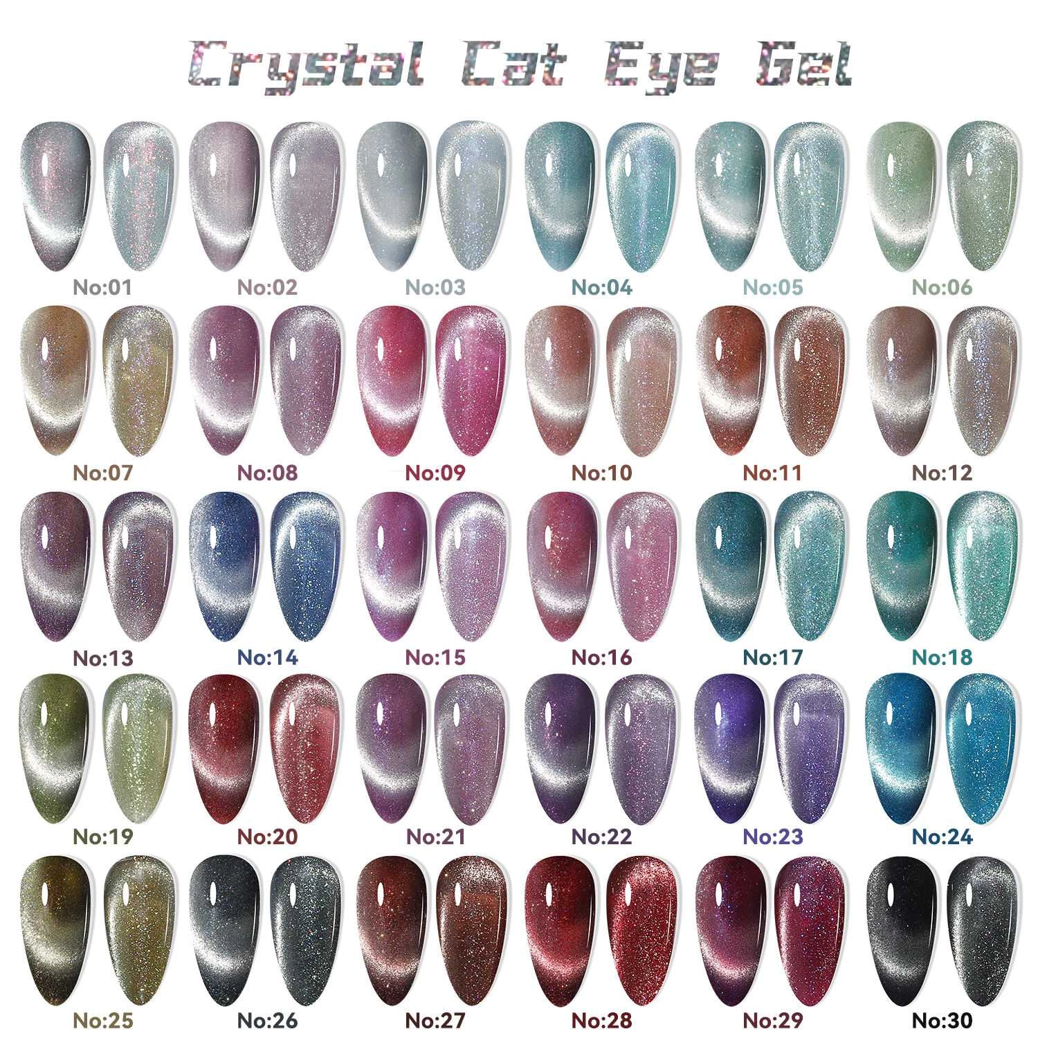 cat eye gel nail polish