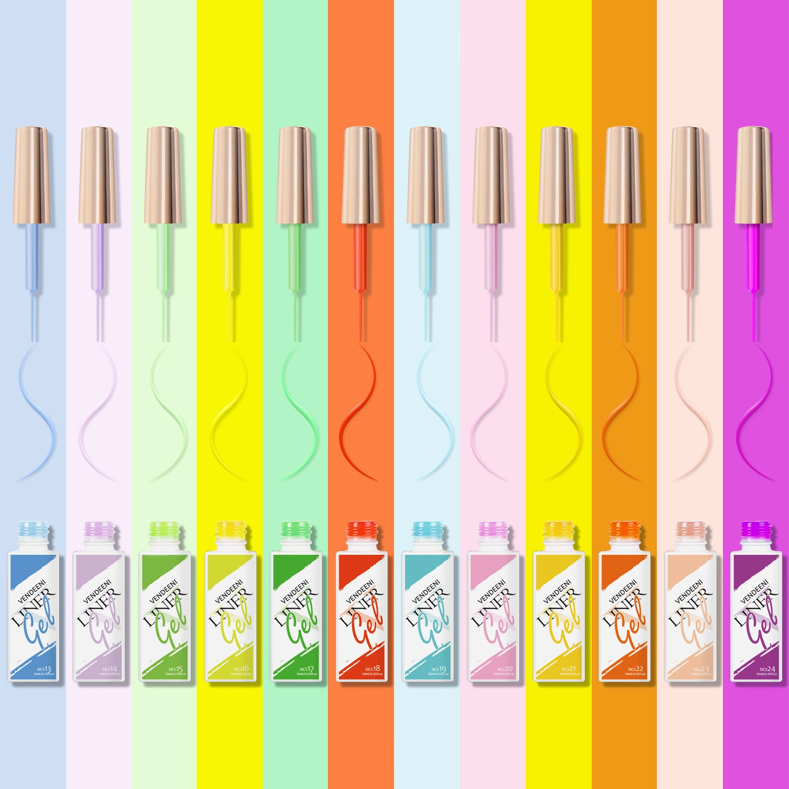 36-color-Decorated-Liner-Gel 36 color Decorated Liner Gel
