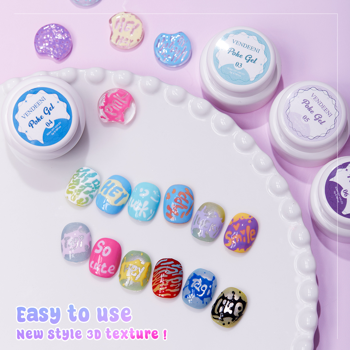 12Colors Poke Gel Nail Polish