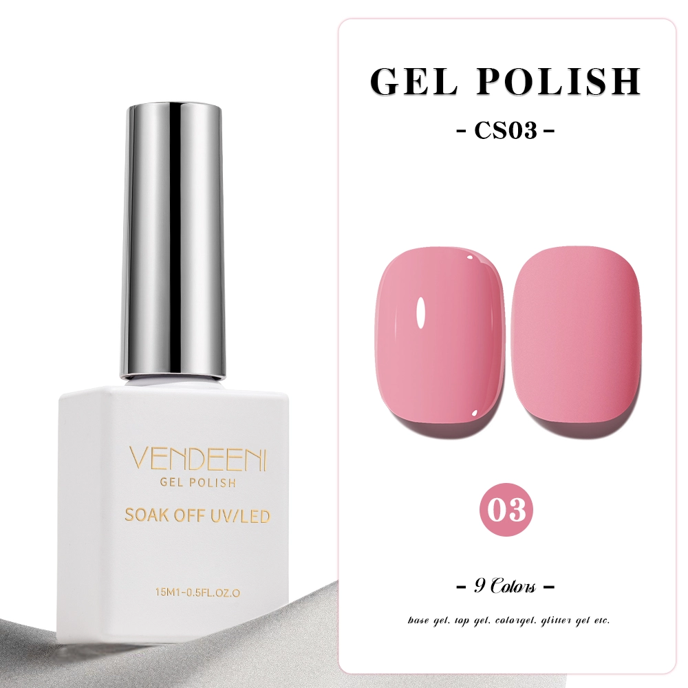pink gel polish