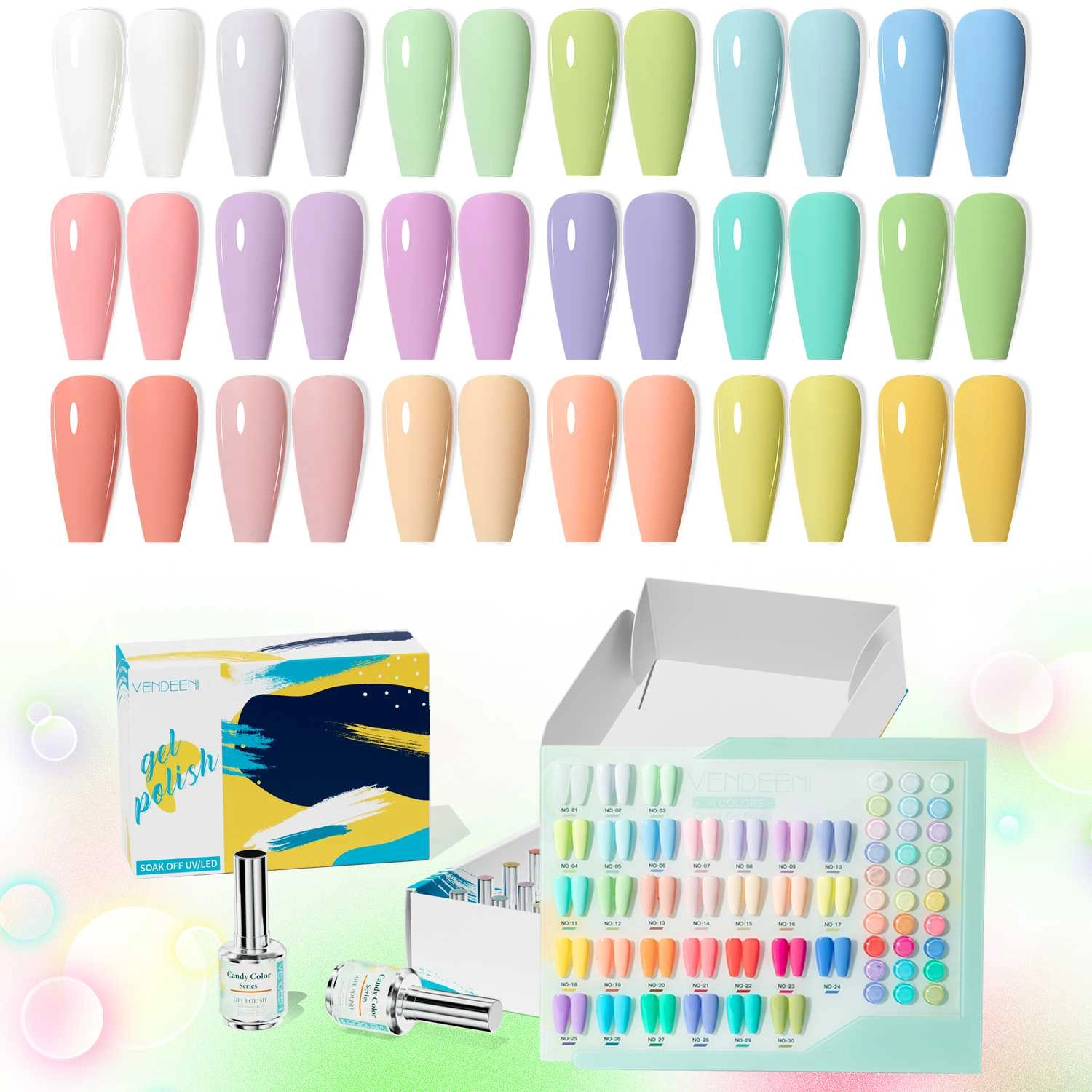 30color-candy non toxic gel nail polish