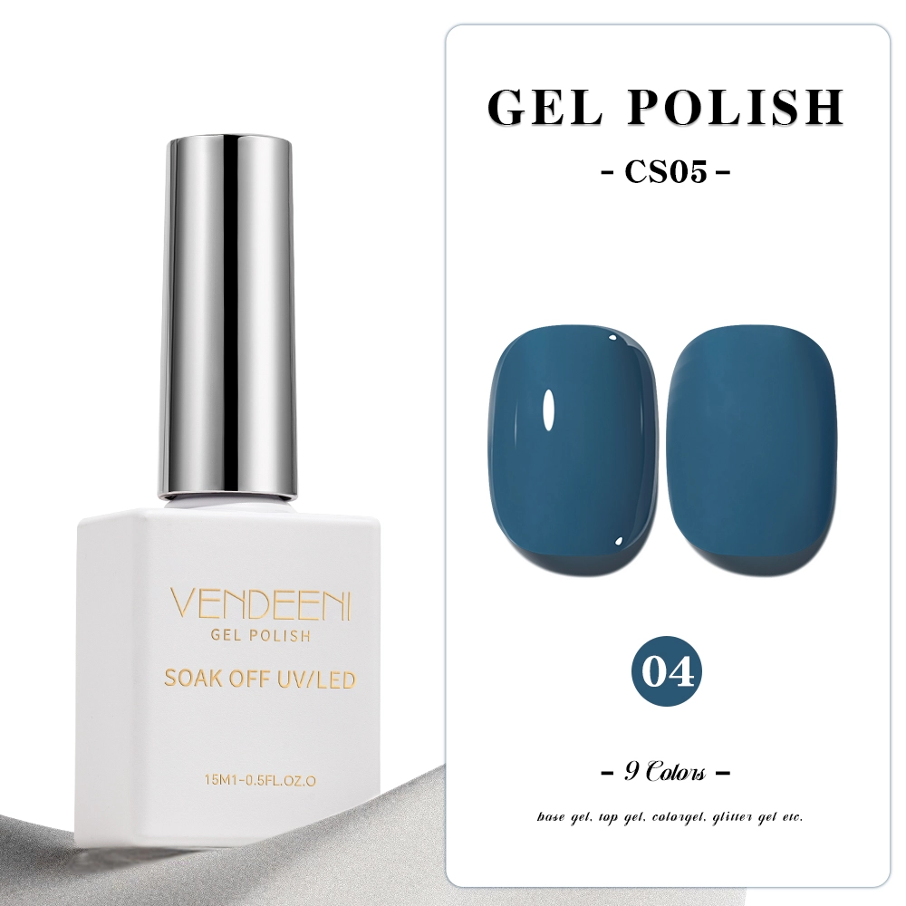 Dark blue gel polish