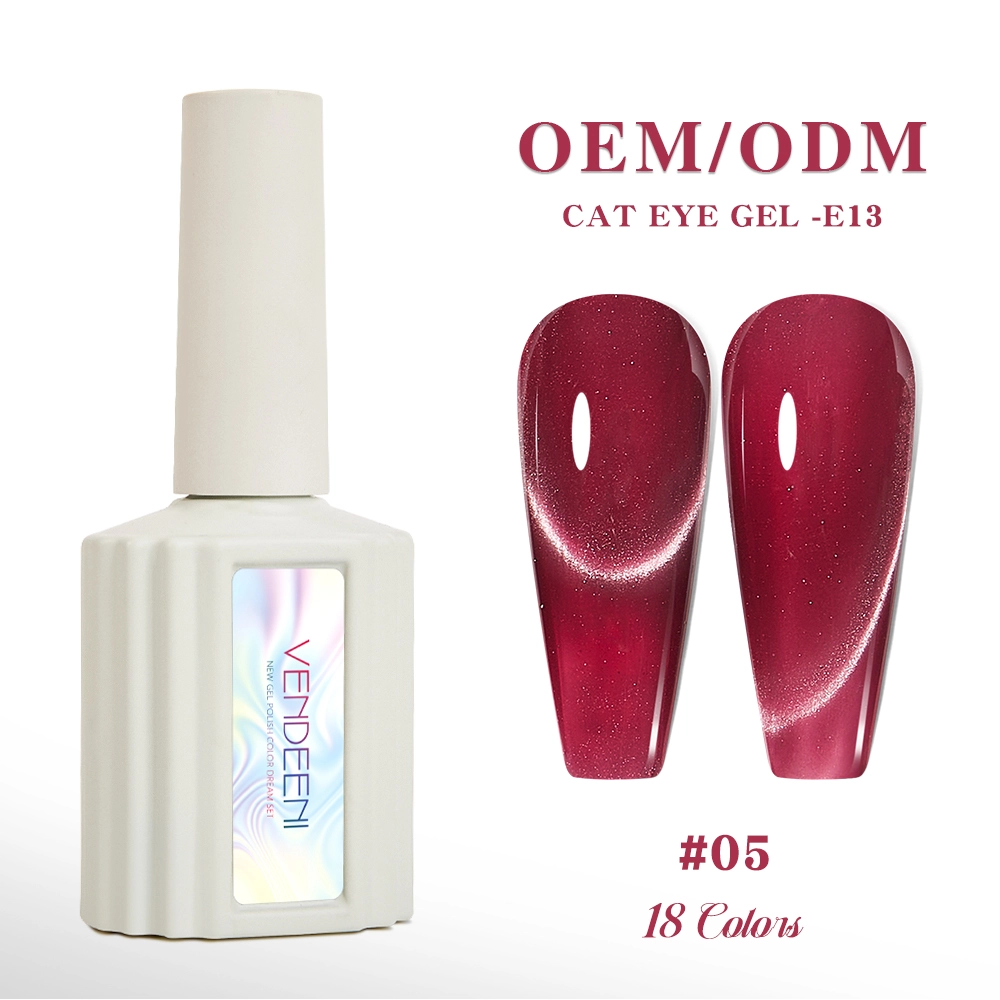 Rose-red-cat's-eye-gel-polish Rose red cat's eye gel polish