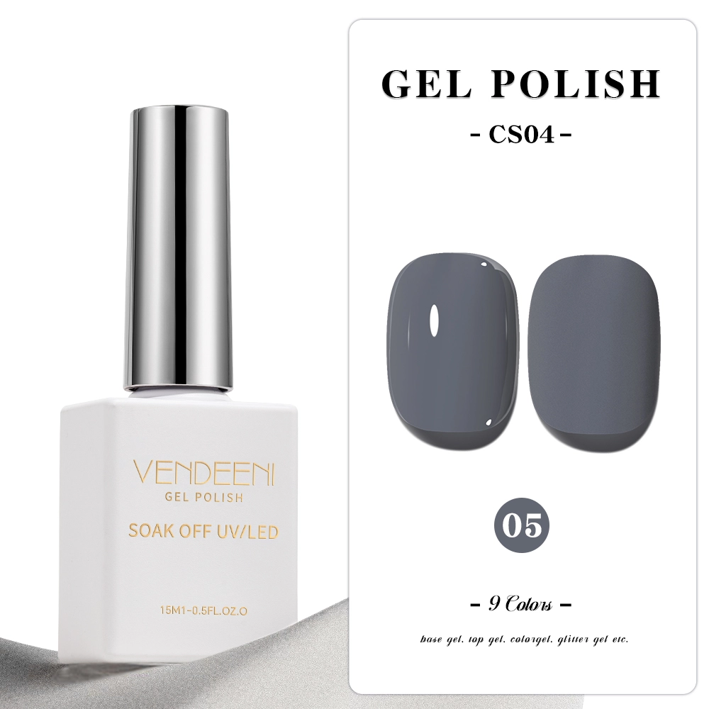 Dark Grey Gel Polish