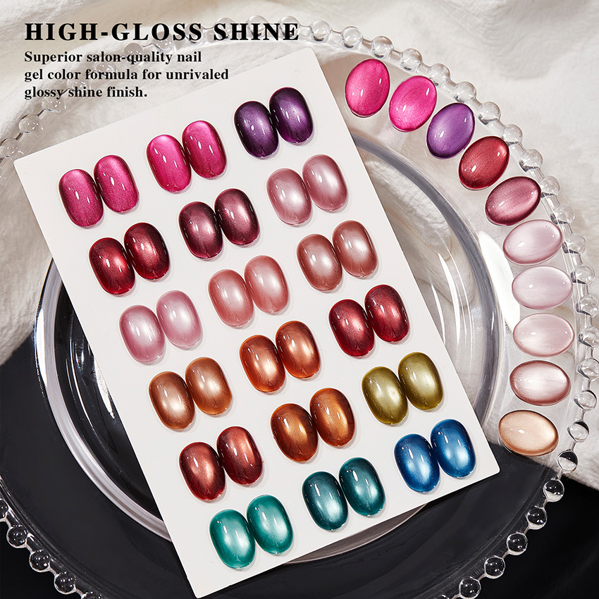18 colors cat eye gel polish