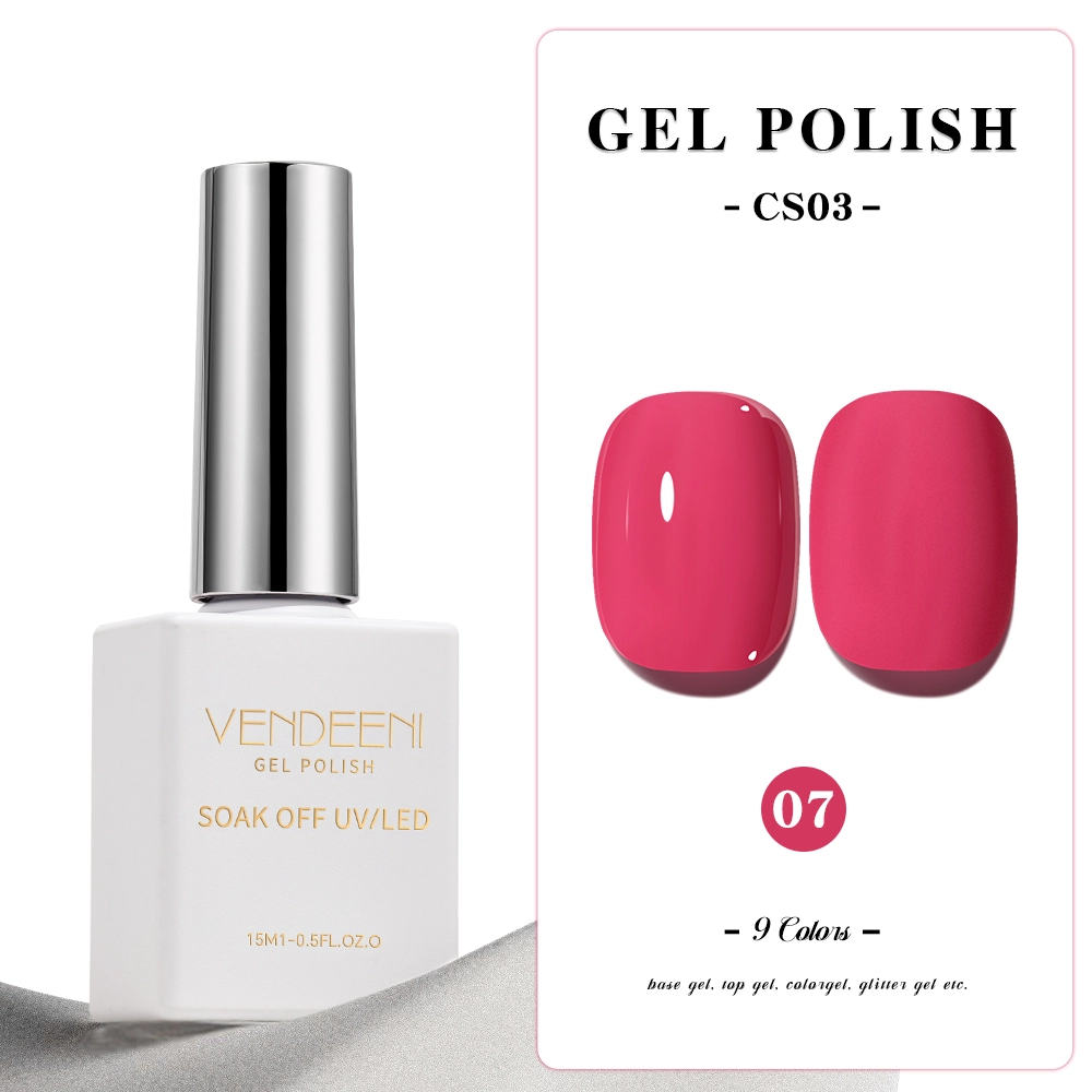 Magenta gel polish