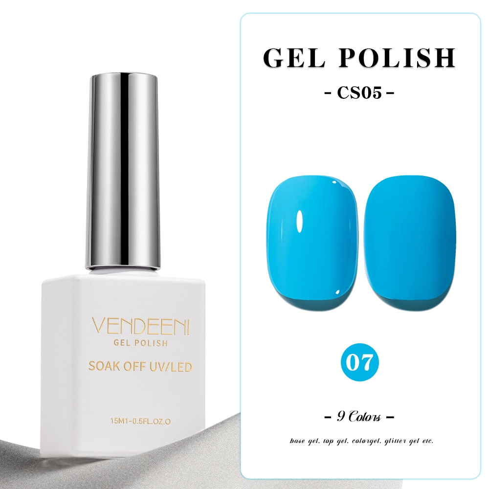 sky blue gel polish