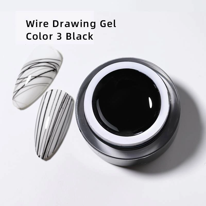 Wire_Drawing_Nail_Gel_black Wire_Drawing_Nail_Gel_black
