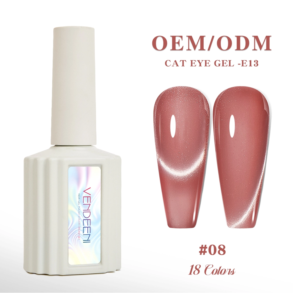 Pink-bean-paste-cat's-eye-gel-polish Pink bean paste cat's eye gel polish