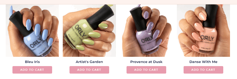 ORLY gel polish manufacturer brands