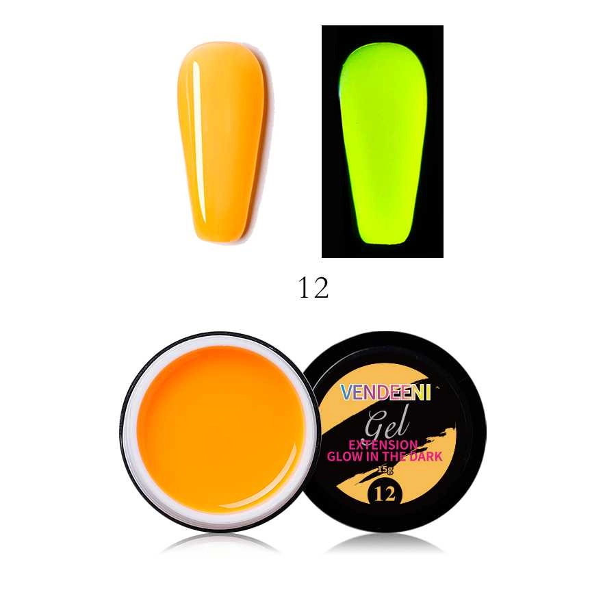 12color Light-Sensitive Nail Extension Gel