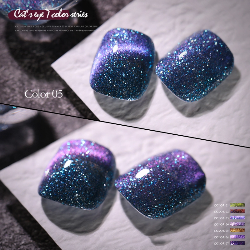 7color-cat-eye-nails-blue 7color-cat eye nails blue