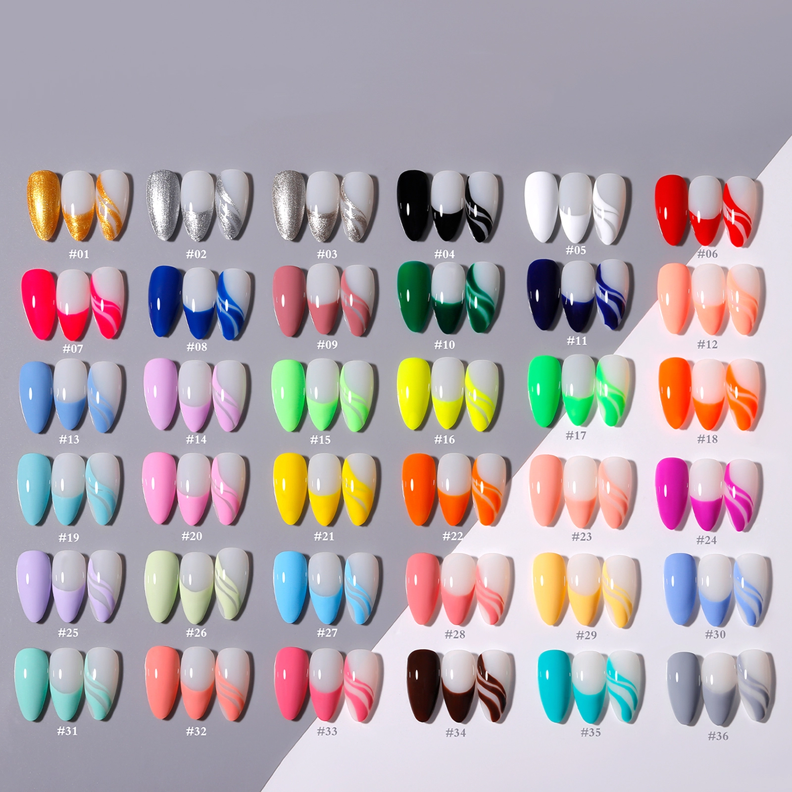 36-color-Bright-Liner-Gel 36 color Bright Liner Gel