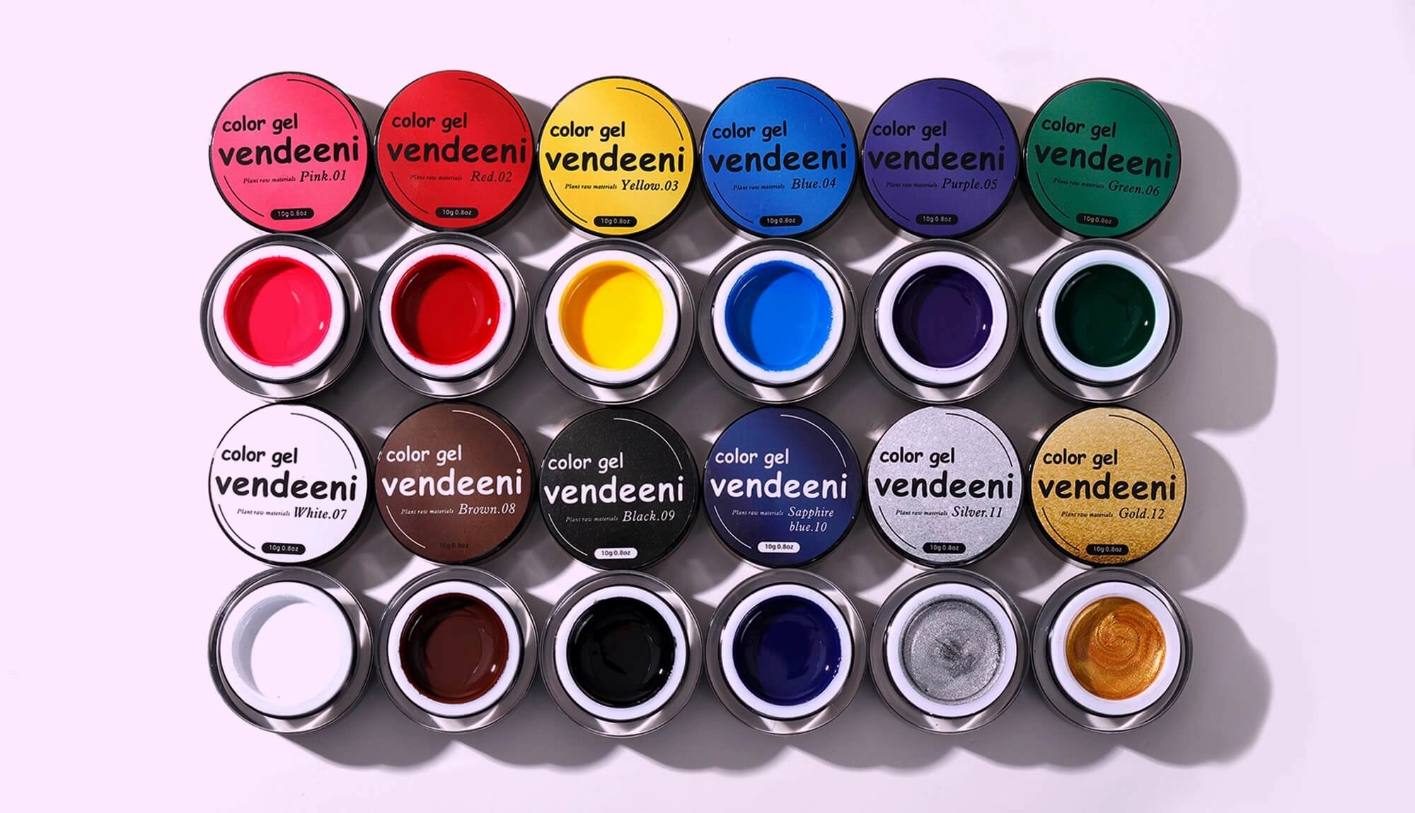 VENDEENI Nail Painting 3D Metal Painting Gel