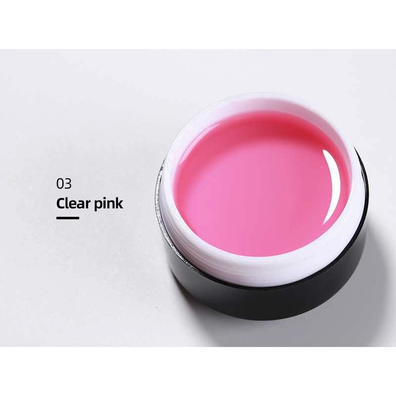 French-Clear-pink-Nail-Extension-Gel French Clear pink Nail Extension Gel