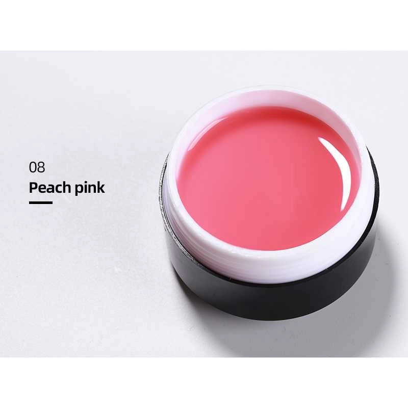 Peach-pink-Nail-Extension-Gel-for-Nail-Art Peach pink Nail Extension Gel for Nail Art