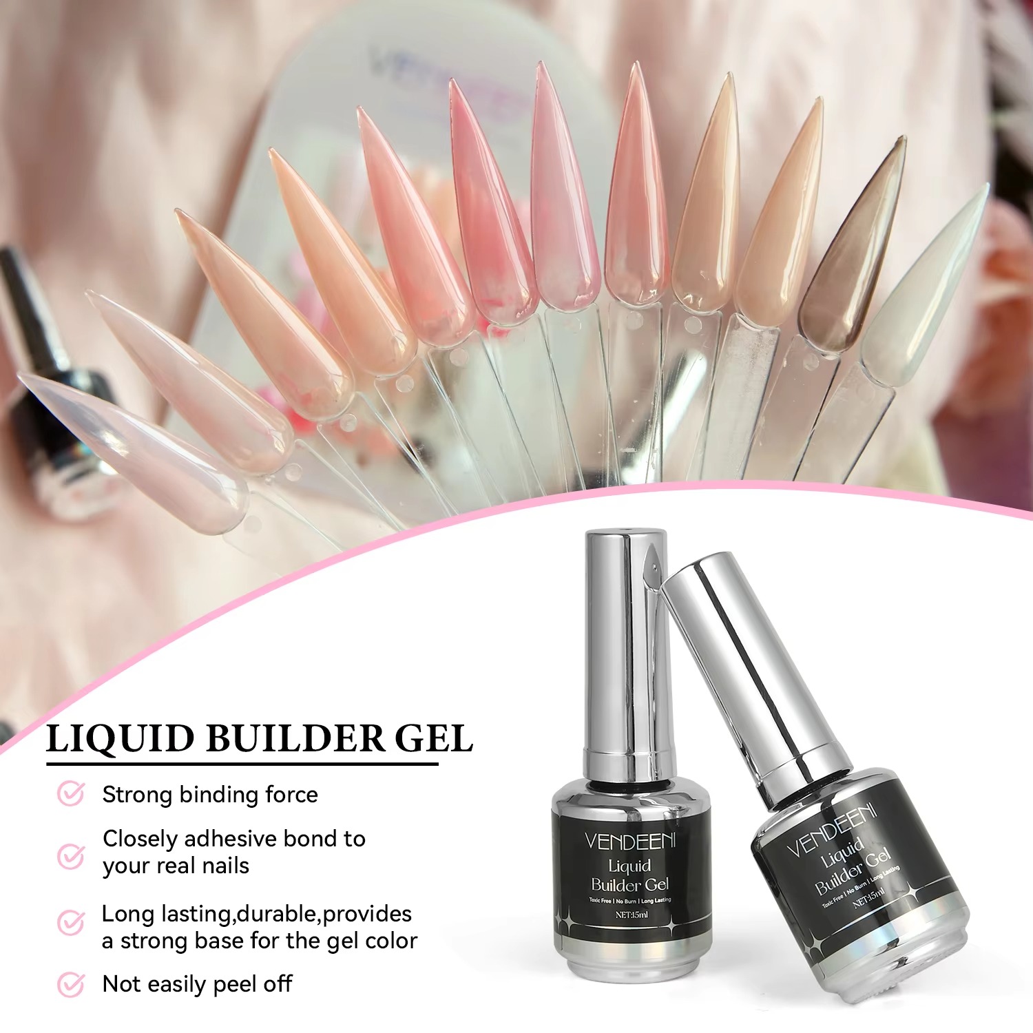Strong binding force builder gel