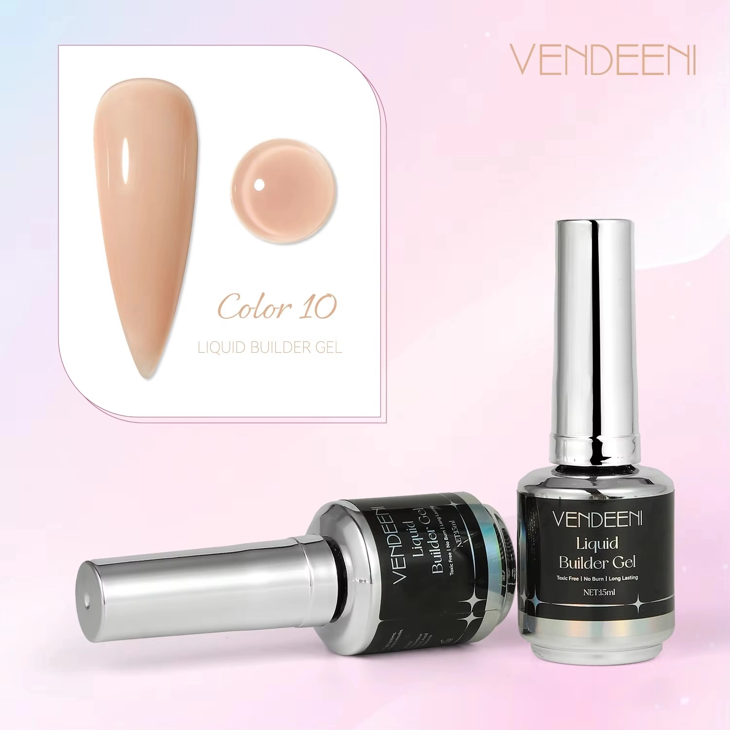 Color 10 Image of VENDEENI Liquid Builder Gel