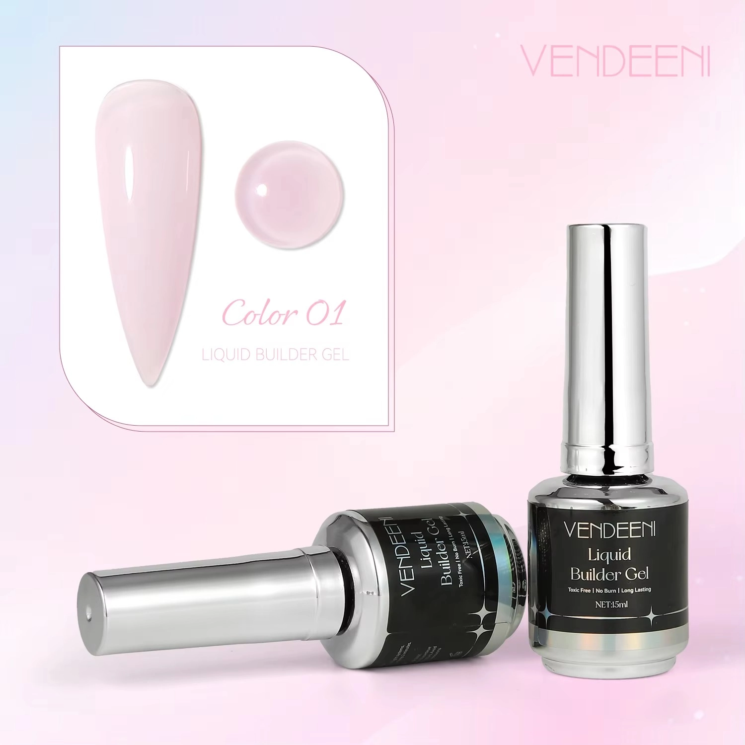 Color-01-Image-of-VENDEENI-Liquid-Builder-Gel Color 01 Image of VENDEENI Liquid Builder Gel