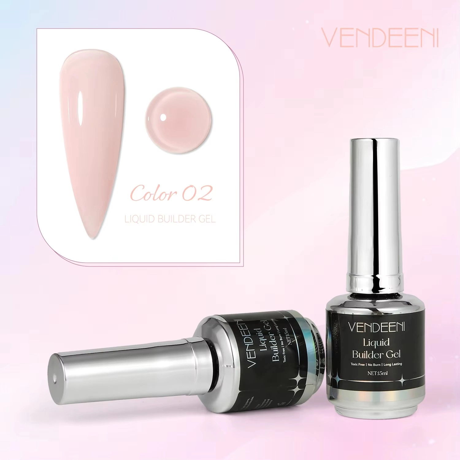 Color 02 Image of VENDEENI Liquid Builder Gel