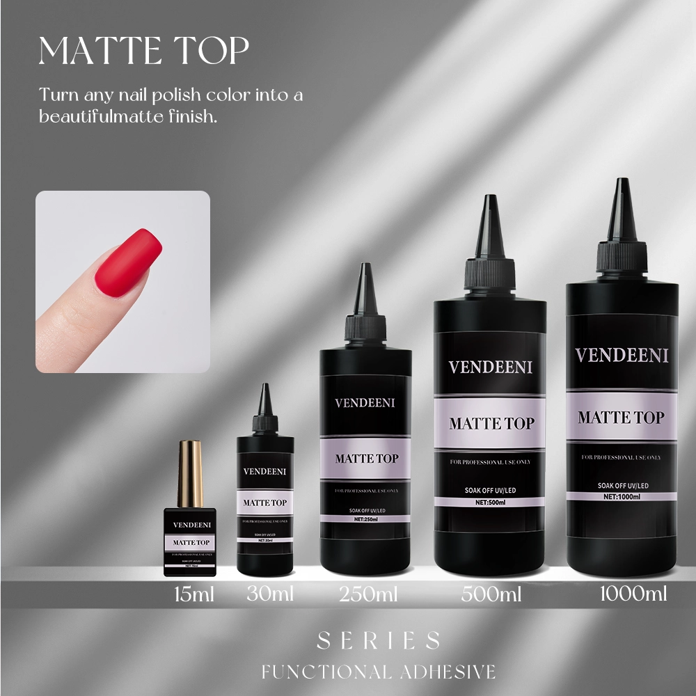 MATTE TOP Turn any nail polish color into abeautifulmatte finish.
