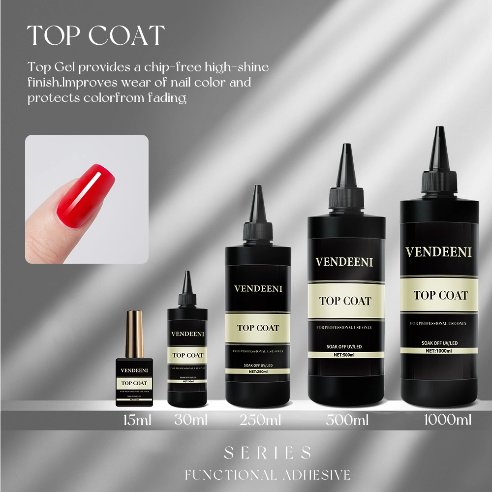 TOP COAT Top Gel provides a chip-free high shinefinish.lmproves wear of nail color andprotects colorfrom fading