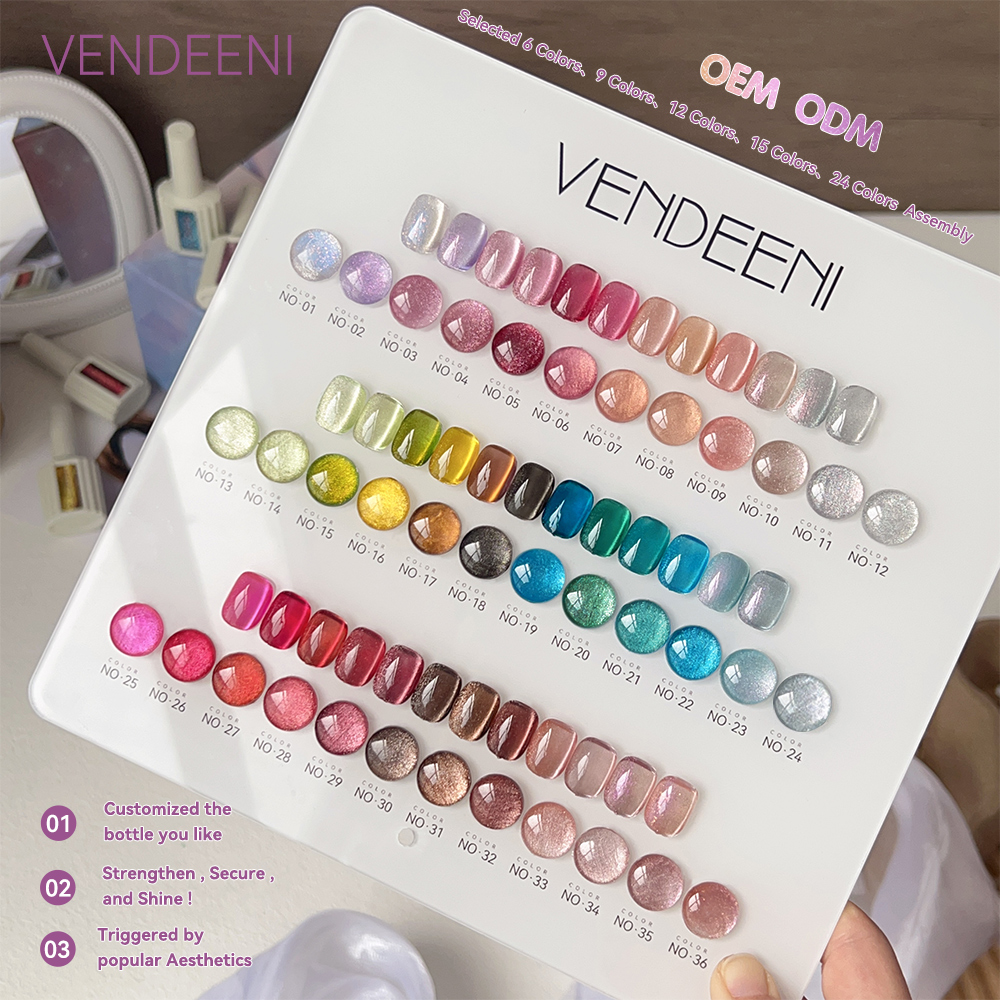 VENDEENI 36 colors cat eye (2)