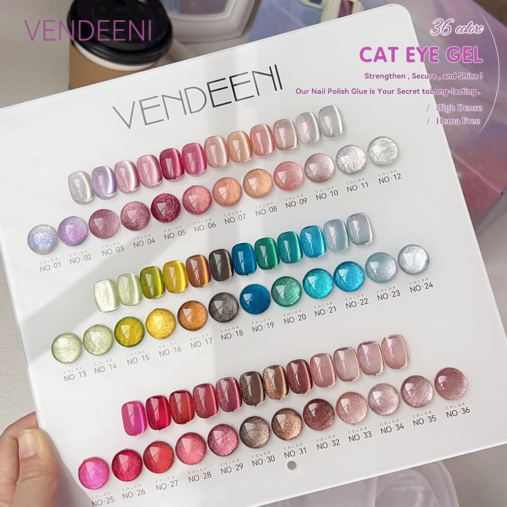 VENDEENI 36 colors cat eye (5)