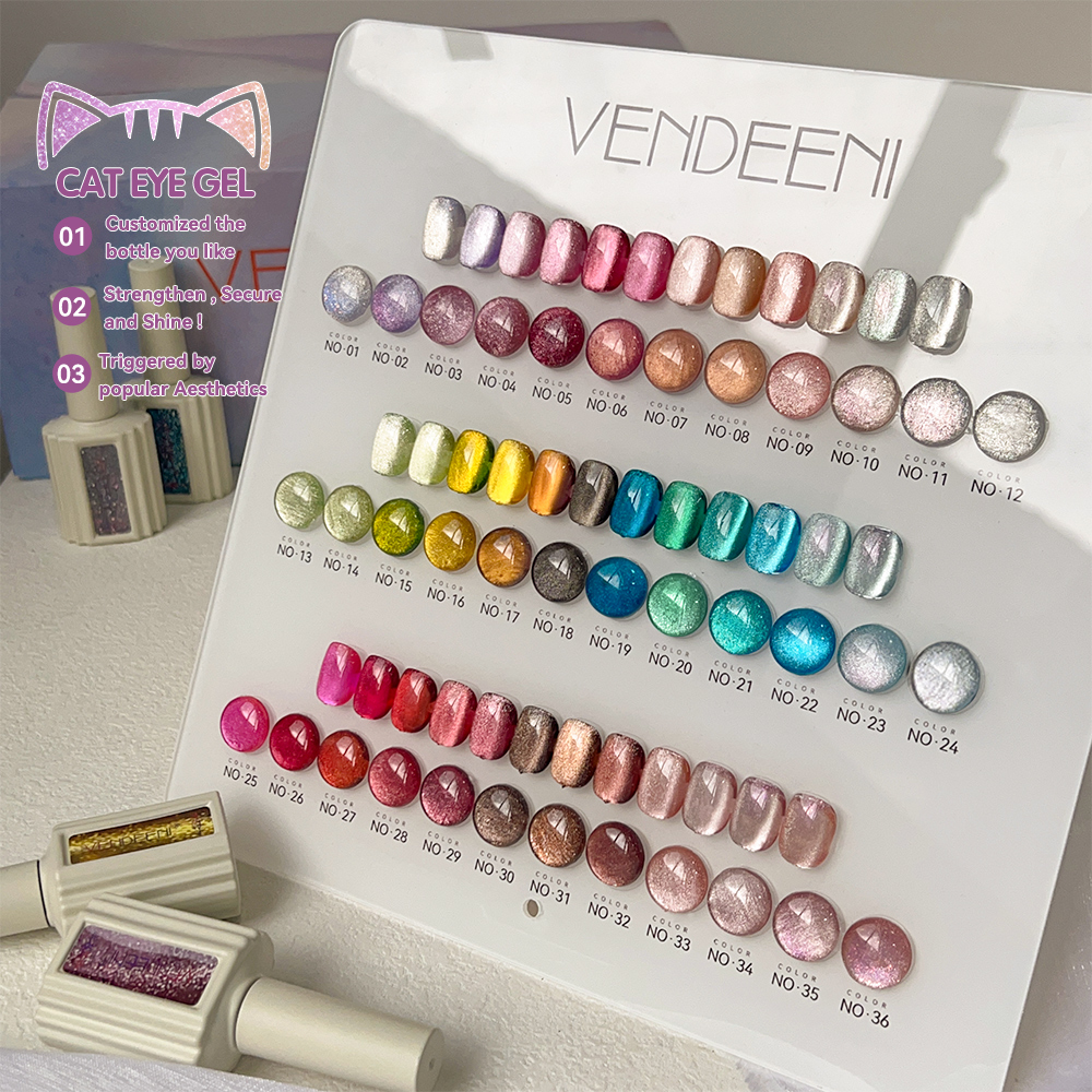 VENDEENI 36 colors cat eye (6)