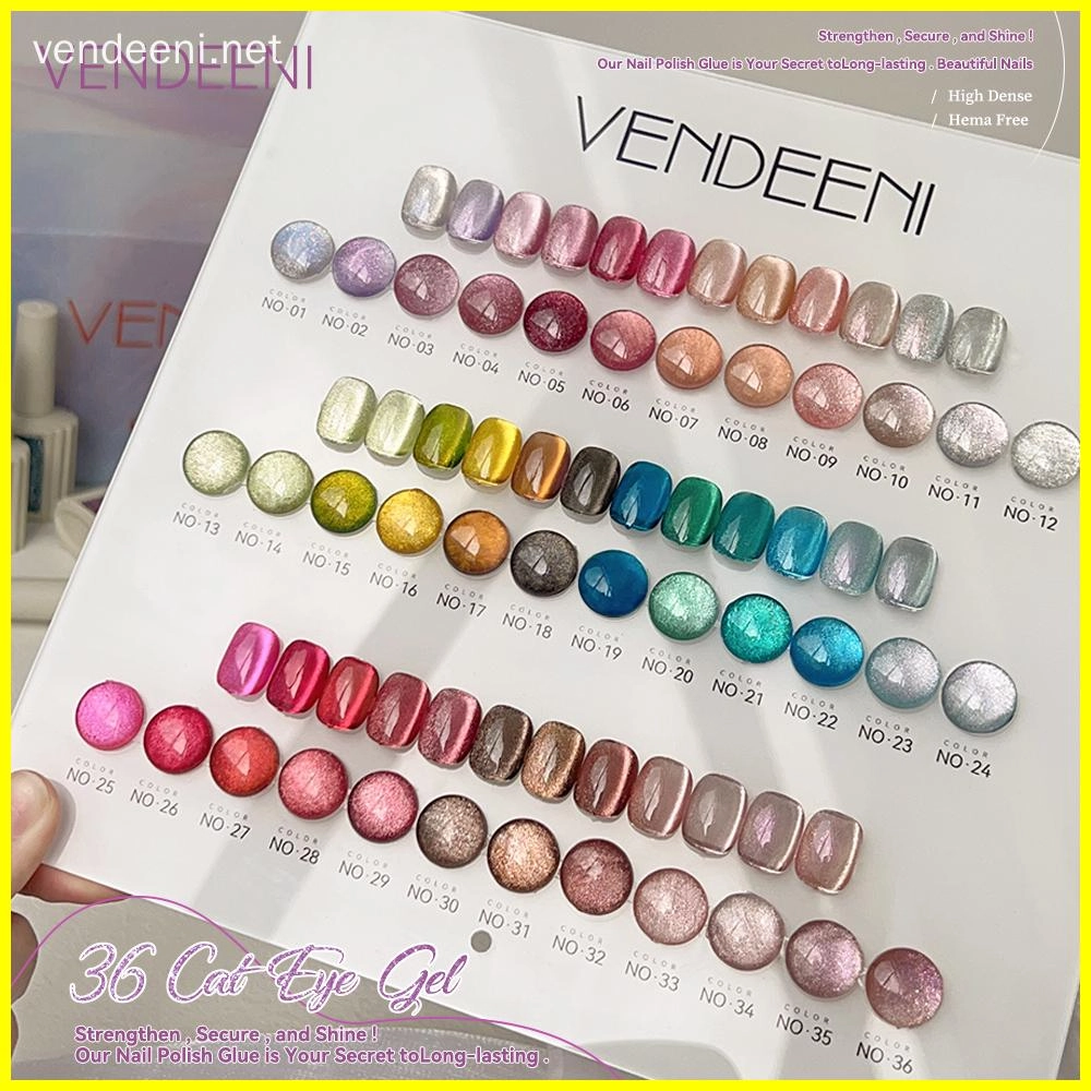 VENDEENI 36 colors cat eye