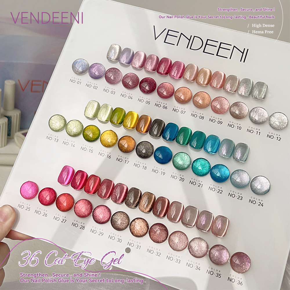 VENDEENI 36 colors cat eye