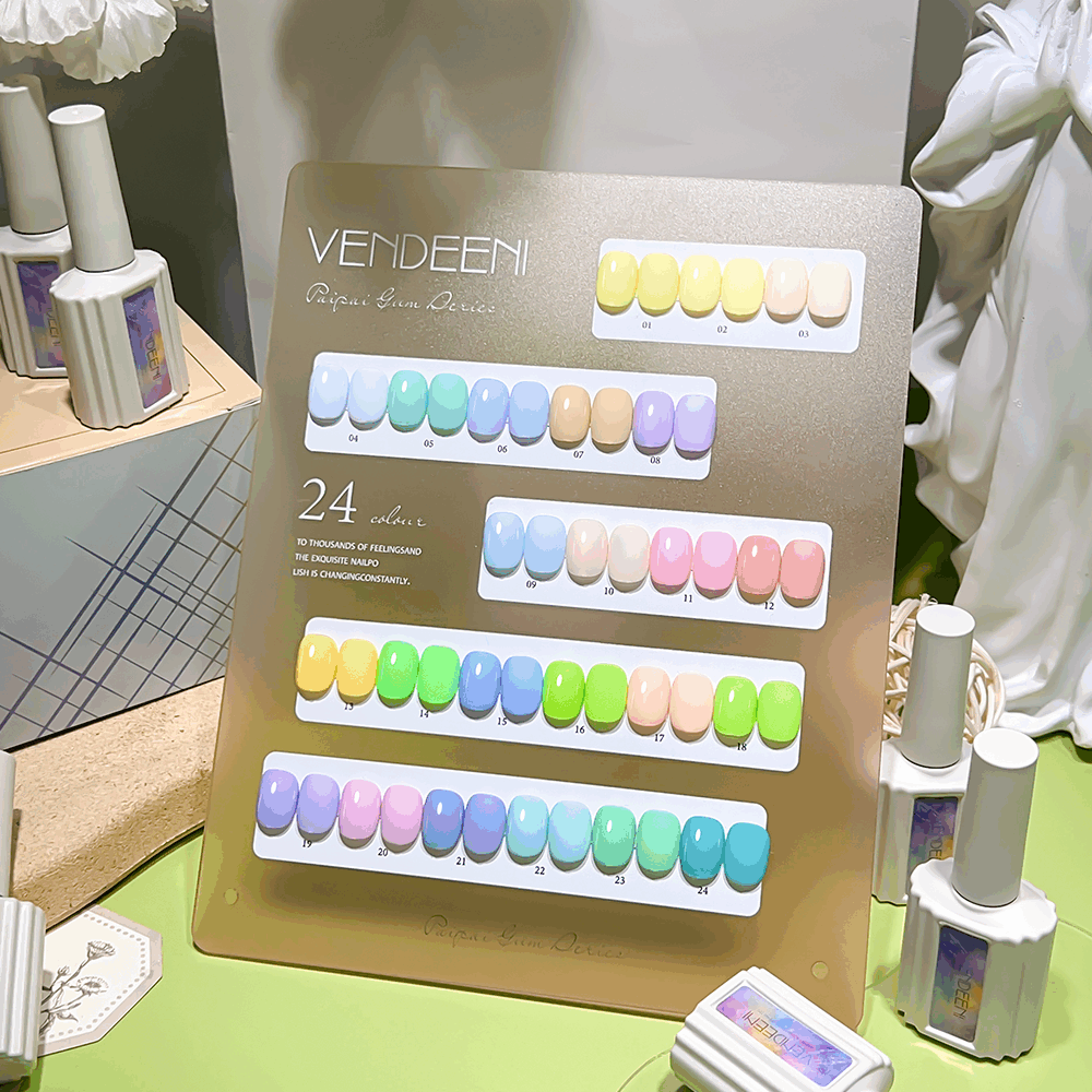 Vendeeni Macaron Candy Rainbow Non-Toxic Nail Polish Manufacturer (2)