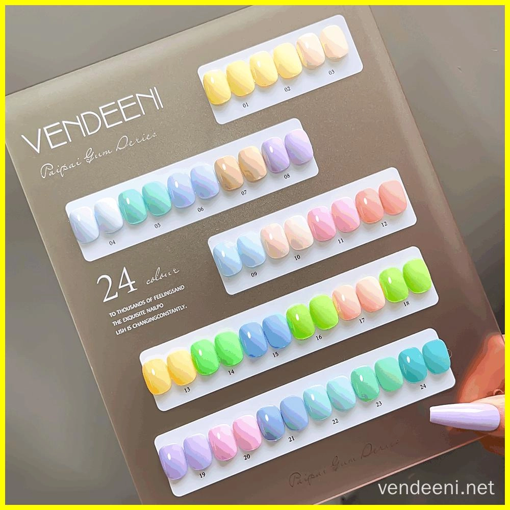 Vendeeni Macaron Color Non-Toxic Nail Polish