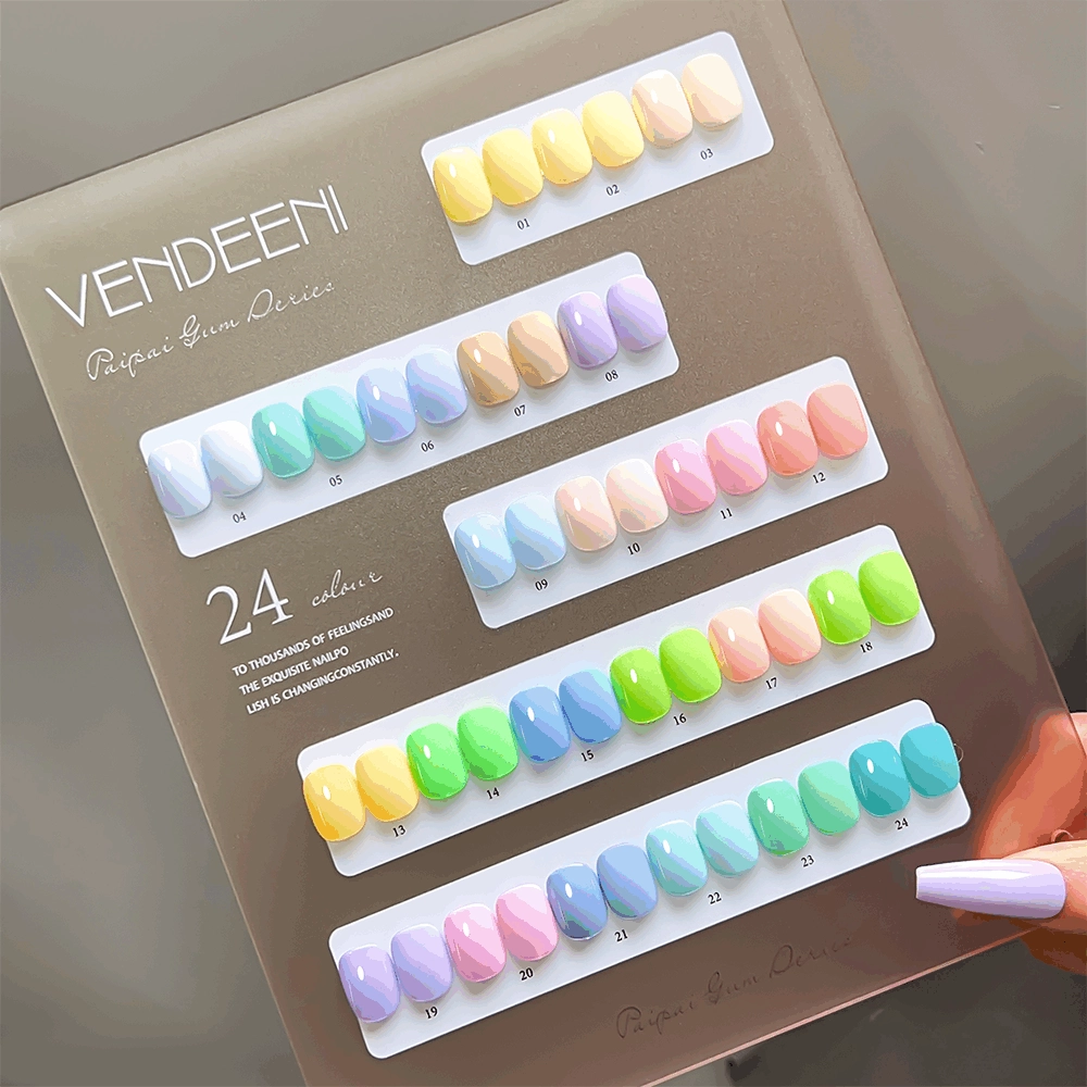 Vendeeni Macaron Color Non-Toxic Nail Polish