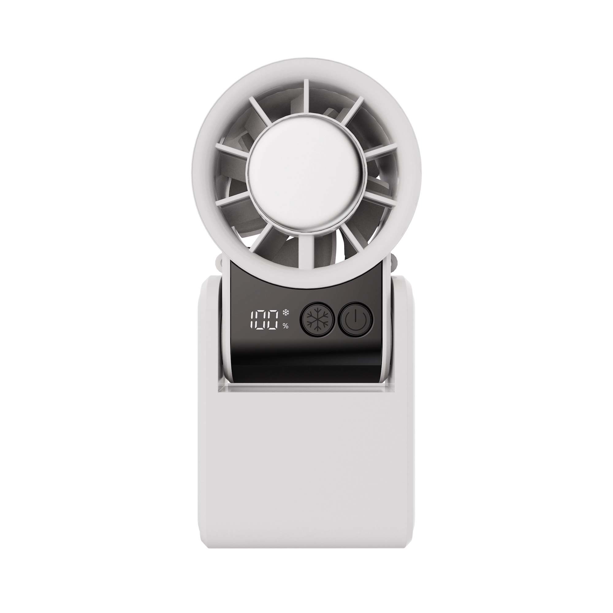 Handheld folding cooling fan - RYW Handheld folding cooling fan white - RYW