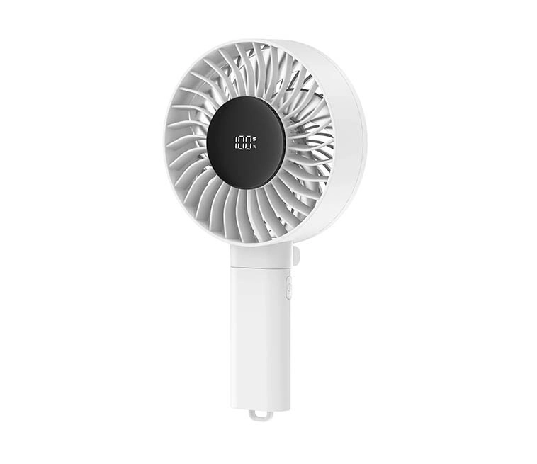 Foldable Handheld Fan with Digital Screen 100 Wind Speeds Quiet Fan - RYW