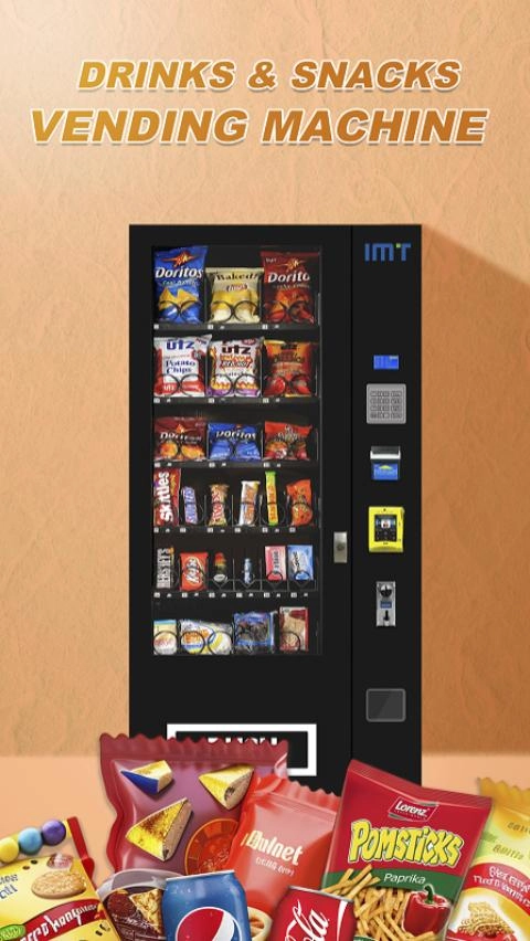 36-Slot-Push-button-retail-beverage-vending-machine 36 Slot Small Screen Metal Keypad Drink Vending Ma-封面