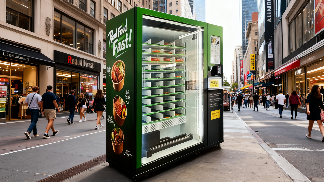 Hot Food Vending Machine-35