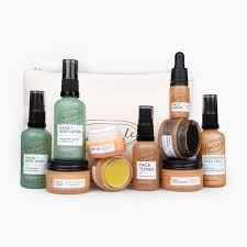 Travel-size and mini-size skincare essentials in beauty vending machine