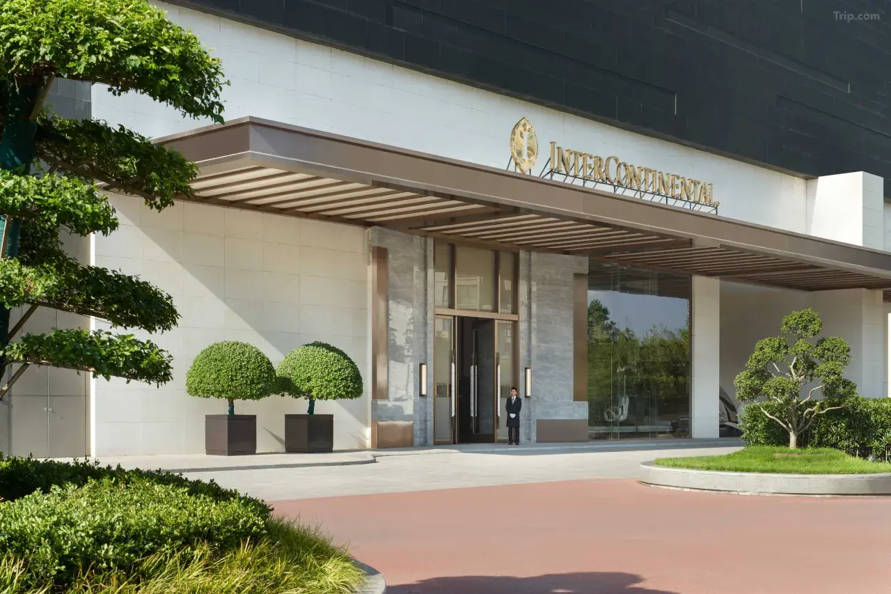 entrance of the InterContinental hotel