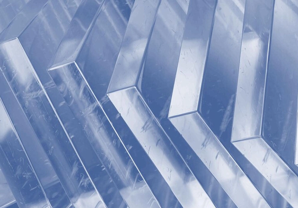 glass-and-acrylic glass and acrylic