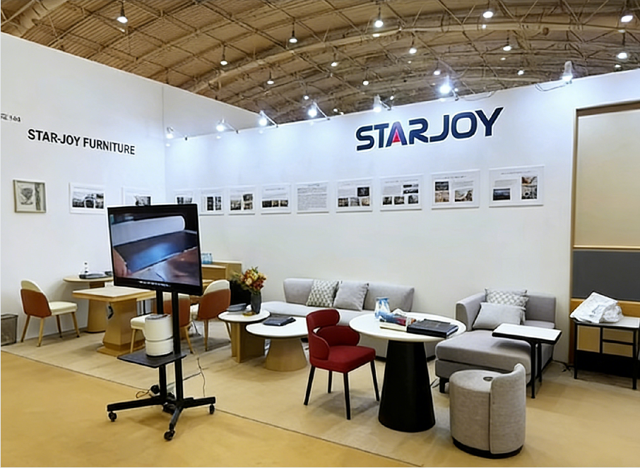 Starjoy Furniture Booth at Saudi Furniture Exhibition