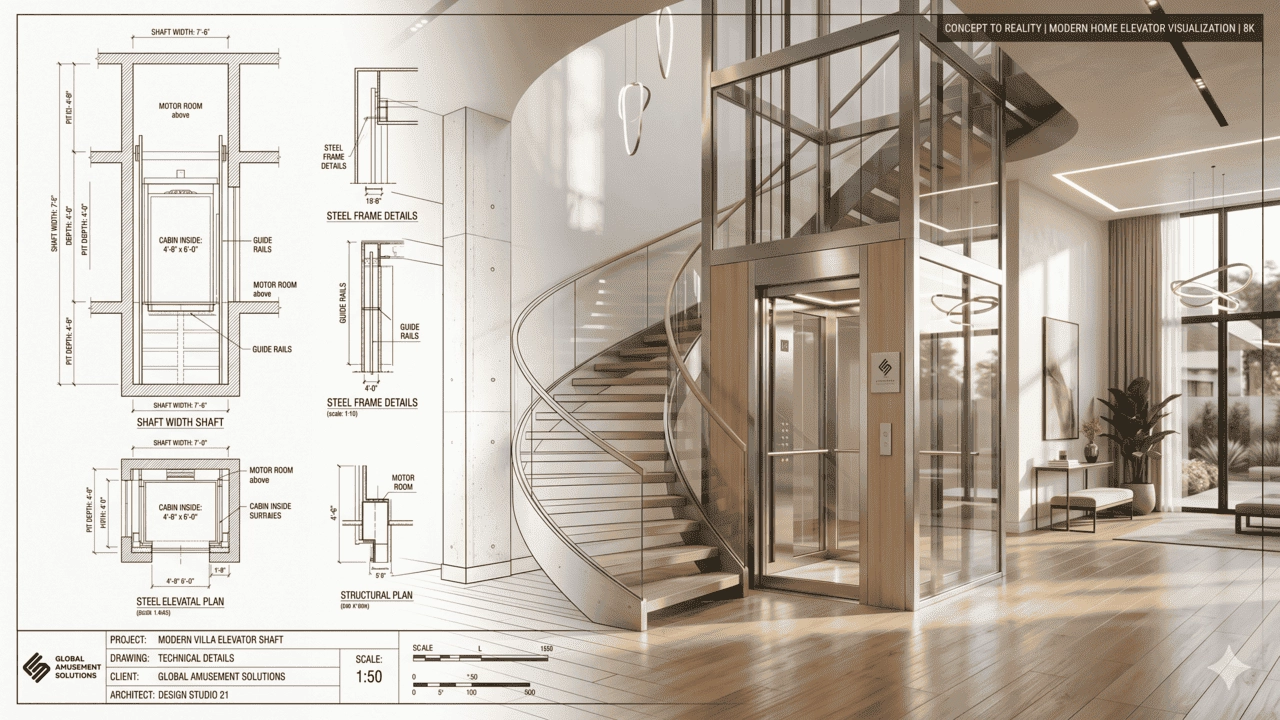 تصميم معماري إبداعي مركب - سولكر